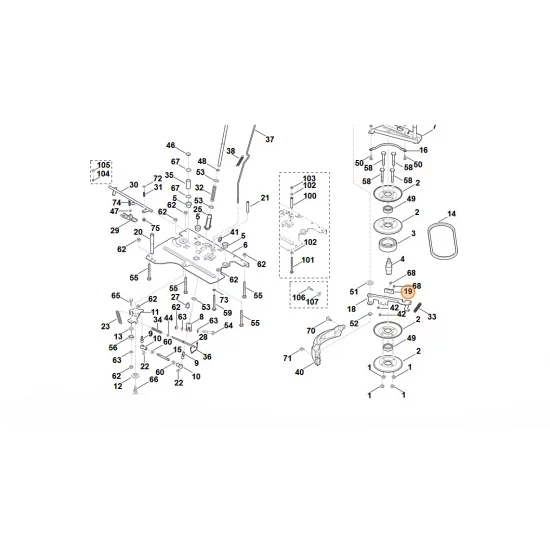 STIHL   okładzina hamulca 6170 162 6300